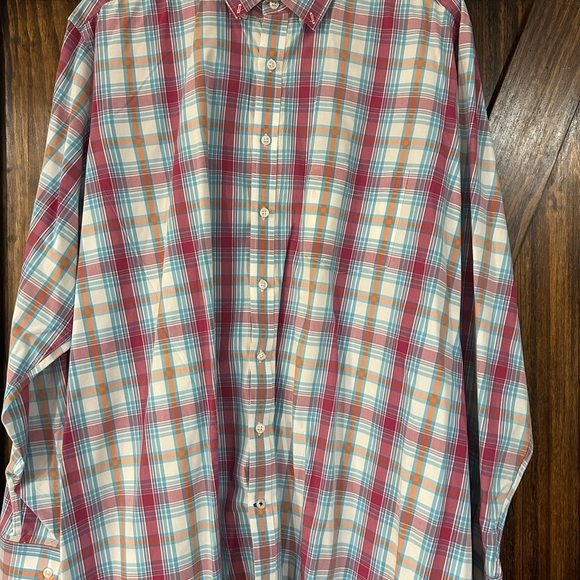 Club Room Red and Blue Button Down Shirt - Picture 5 of 15